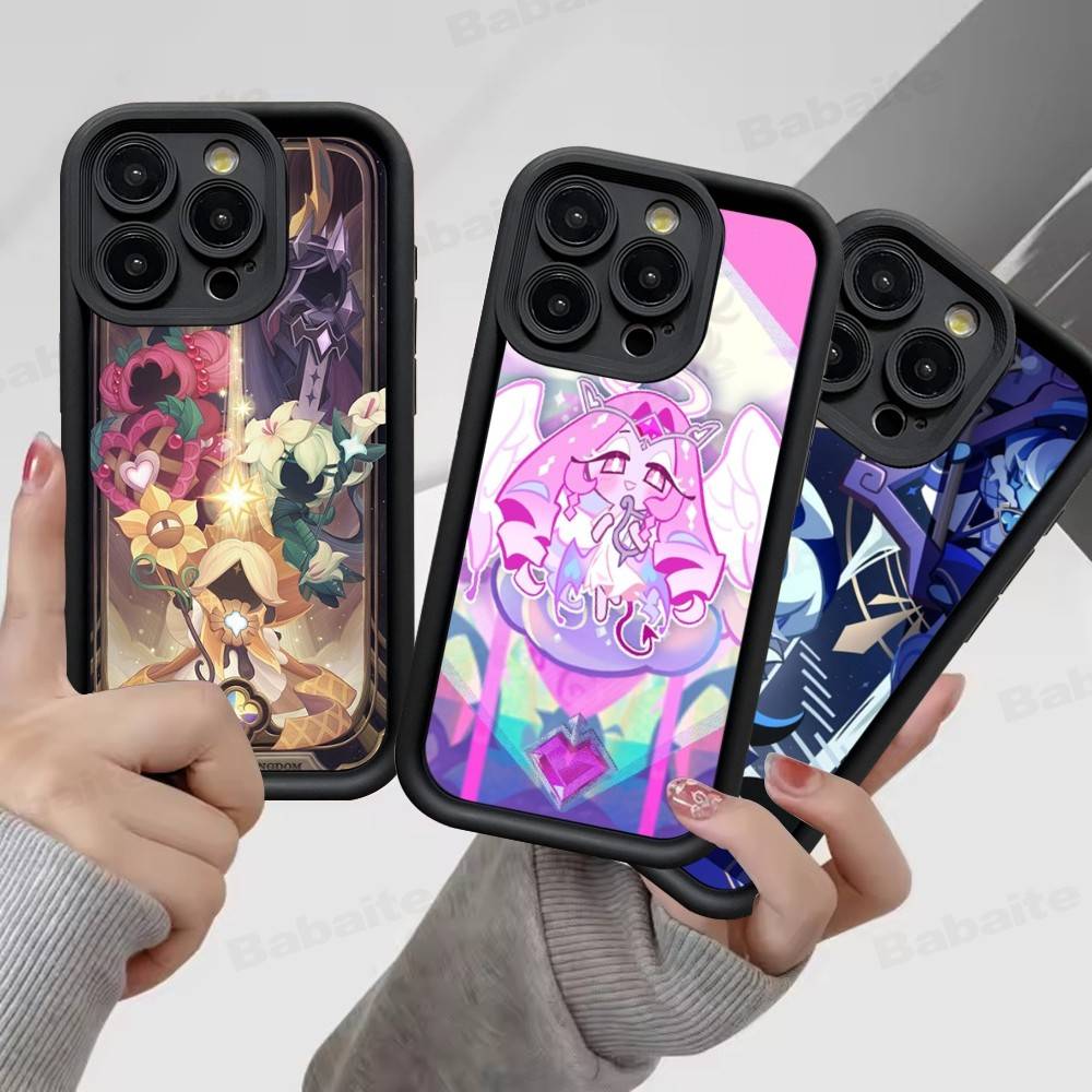 Чехол для телефона для мобильной игры C-Cookie Run Kingdom Для iPhone 17 16 15 13 11 12 14 Pro Max Plus Силиконовая Накладка
