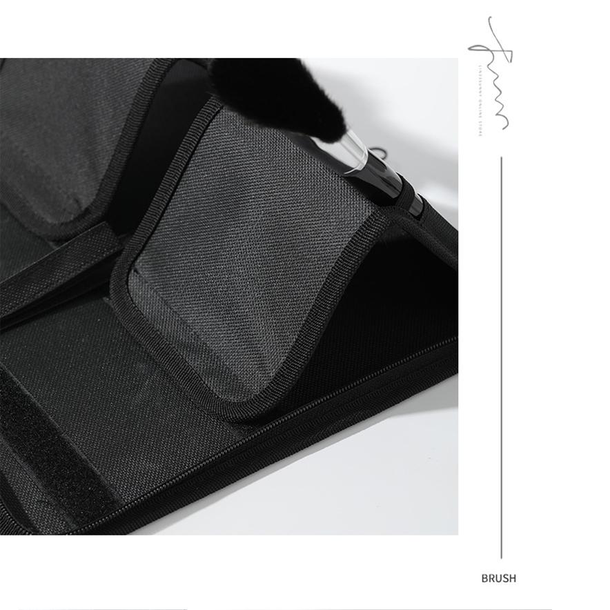 Сумка для кистей для макияжа, 15 карманов, держатель для кистей, стоячий.