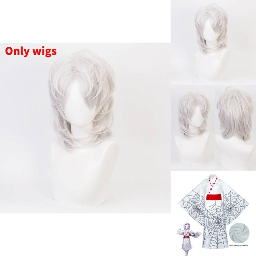 Костюм для косплея Demon Slayer Kimetsu No Yaiba Руи со спандексом для косплей-мероприятий на Хэллоуин