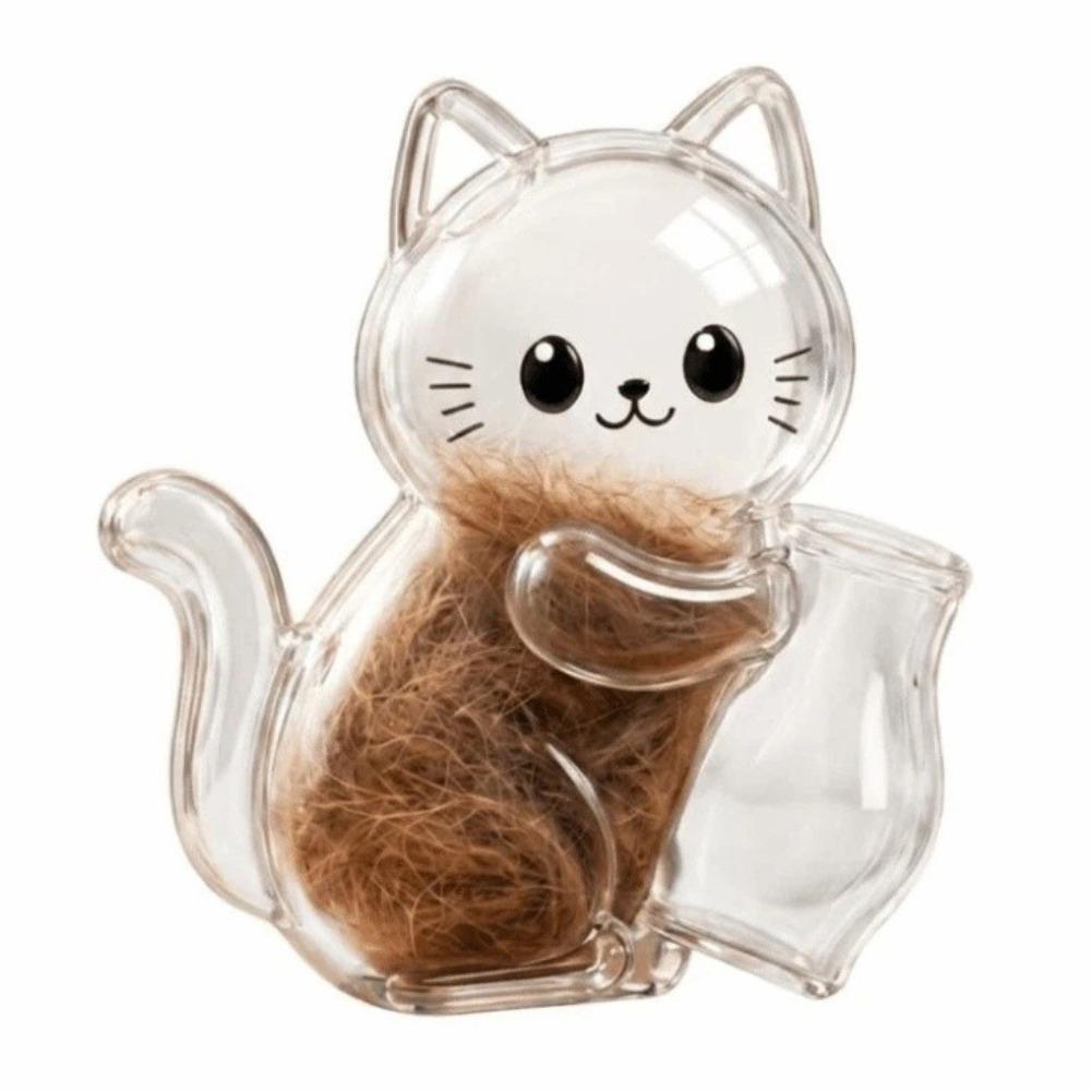 DIY Pet Hair Keepsake Box Transparent Pet Memorial Container  Pet Souvenirs