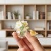 Стеклянные Цветы Декор Подарки Ручная Работа Цветочная Скульптура Стеклянный Цветочный Букет С Вазой Мини Декор Цветами Для Дома Комнаты