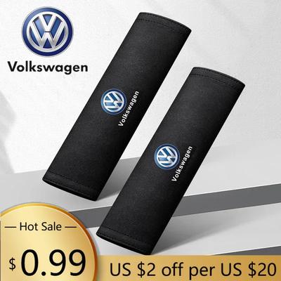 Для VOLKSWAGEN VW 2 шт. Накладка на ремень безопасности, плечевая подушка, аксессуар для интерьера Volkswagen Golf Passat Jetta Touareg Tiguan Polo CC S