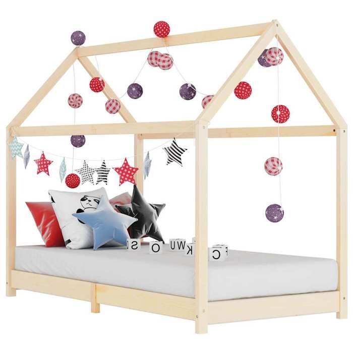 VidaXL Children's Bed Frames Bunk Bed for Children Bed Structure for Children Children's Room House Interior 90x200 Cm 283348