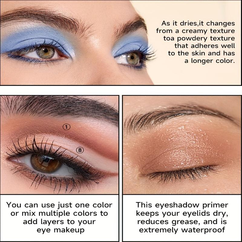 Туманная жидкая основа для теней для век Жидкая основа для развития цвета Матовая цветная основа Лежащий шелкопряд Водостойкий набор теней для век
