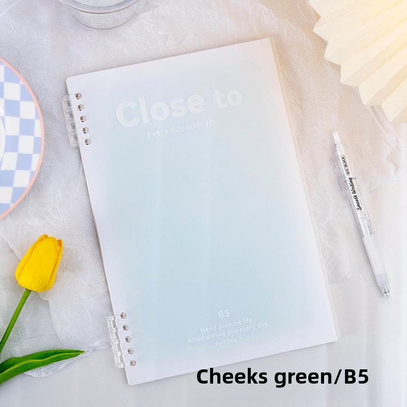 Блокнот с отрывными листами INS Gradient Blush формата A5/B5: Простая, универсальная тетрадь для студентов