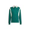 Originals Three-Stripes Colorblock Rugby Polo Shirt Long Sleeve Men Tops Green IU0210