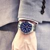 Casio Серия EDIFICE Трехштырьковые Три циферблата Водонепроницаемые Деловые Кварцевый механизм Стальной ремешок Японские и корейские часы Мужские';s EFV-540D-2A