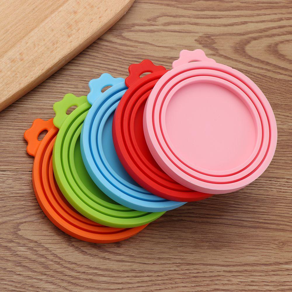 Food Storage Box Cover Keep Fresh Cans Cap Pet Can Covers Food Tin Cover Silicone Can Lid