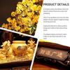 Aris & Juno Money Tree Statue with Pi Yao Guardians, Resin Feng Shui Figurine for Wealth & Prosperity, Home Office Decor, Business Opening Gift