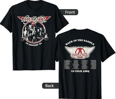 Футболка Aerosmith Back In The Saddle Тур 1984