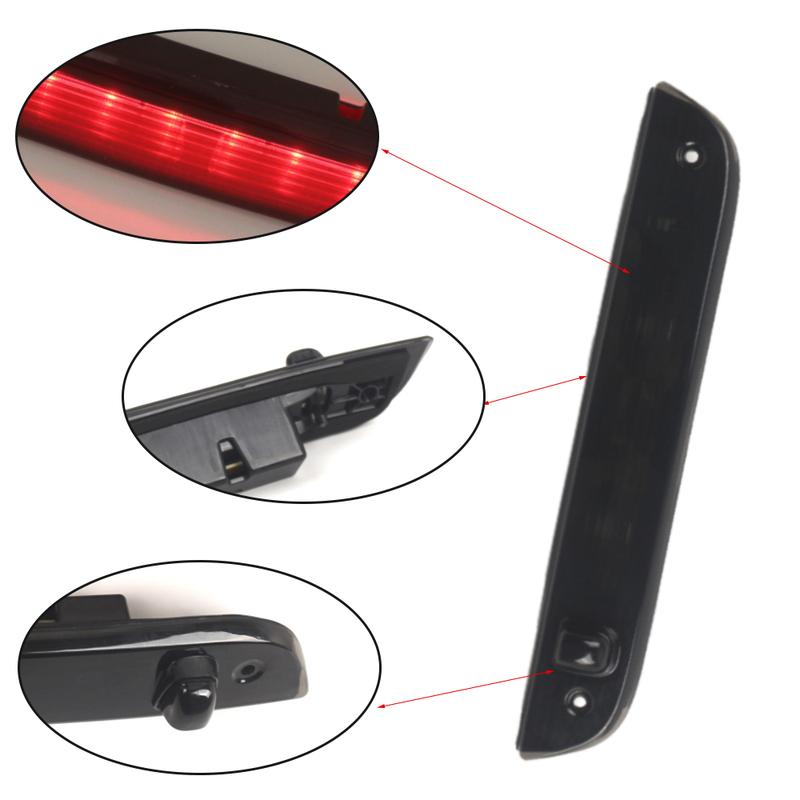 Car LED Third Brake Light 5116236AF, 5116236AD Advanced Brake Light Smoke Hood Red Light Auto Parts for Jeep Patriot 2007-2017