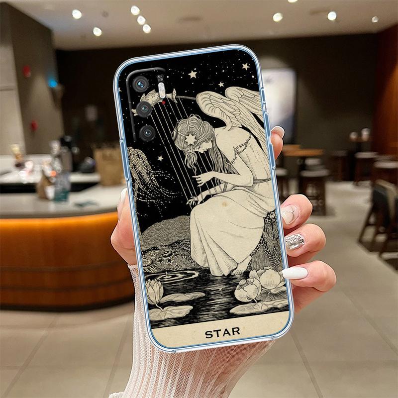 NH48 Witch Divination Tarot Moon Case for Motorola G10 G20 G30 G31 G32 G34 G35 G41 G42 G50 G51 G52 G55 G60 G60S G62 G71 G72 G75