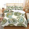Комплект постельного белья с 3D-принтом пейсли, одеяло и наволочка в богемном стиле, 2/3 шт. AU220 * 240, полный размер, мягкое и быстросохнущее украшение для дома