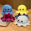 Flip Octopus Doll, Flip Octopus Octopus Plush Toy Double Sided Flip Doll