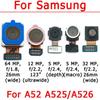 Передняя и задняя камеры для Samsung Galaxy A52 A525 A526 Задняя сторона Селфи Фронтальная камера Модуль Шлейф Запасные части