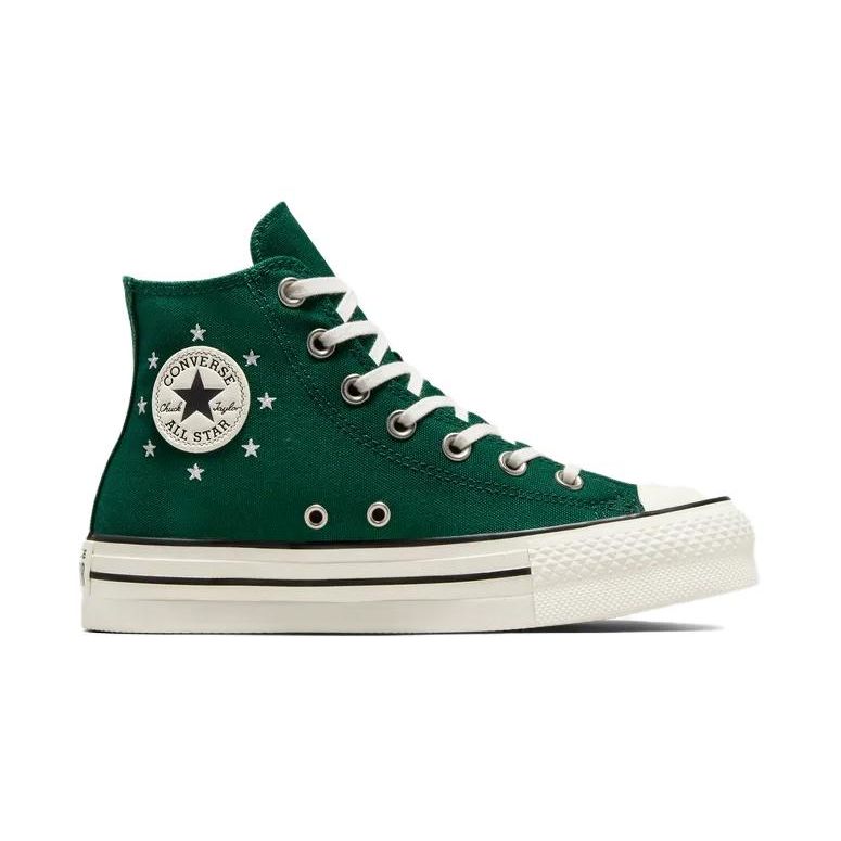 Converse Chuck Taylor All Star EVA Lift Durable Breathable High Top Canvas Shoes Kids Sneakers Green A09773C