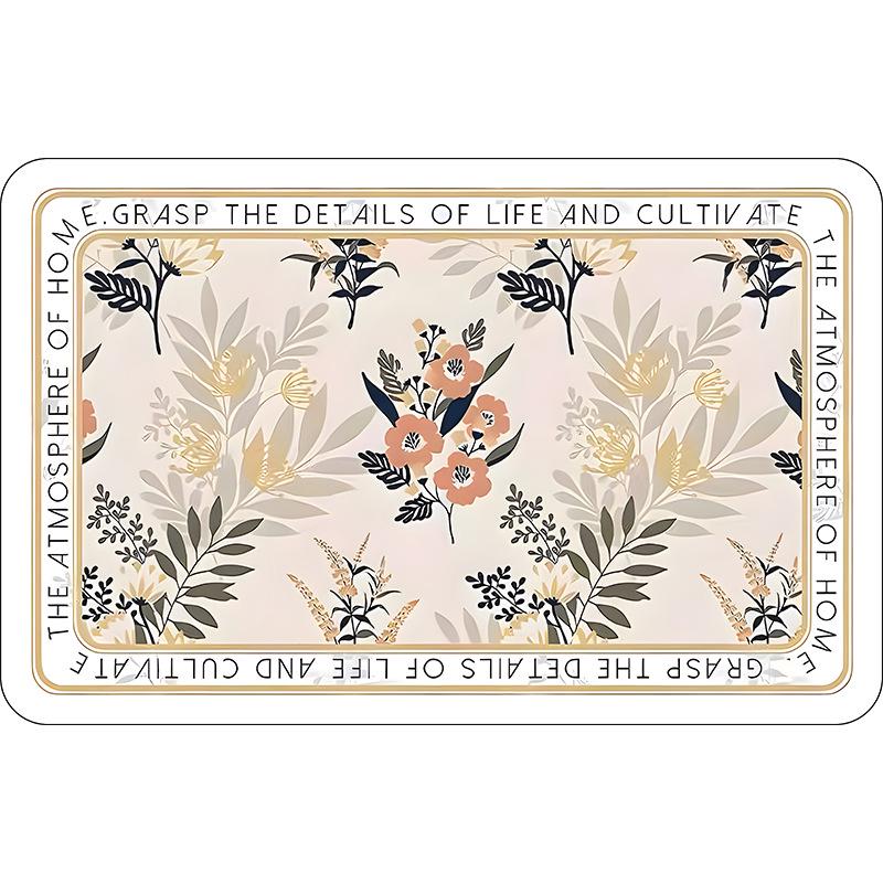 Минималистичный Впитывающий Коврик для Ванной Комнаты из Диатомита - Легко Чистится, Устойчивый к Грязи Туалетный Коврик