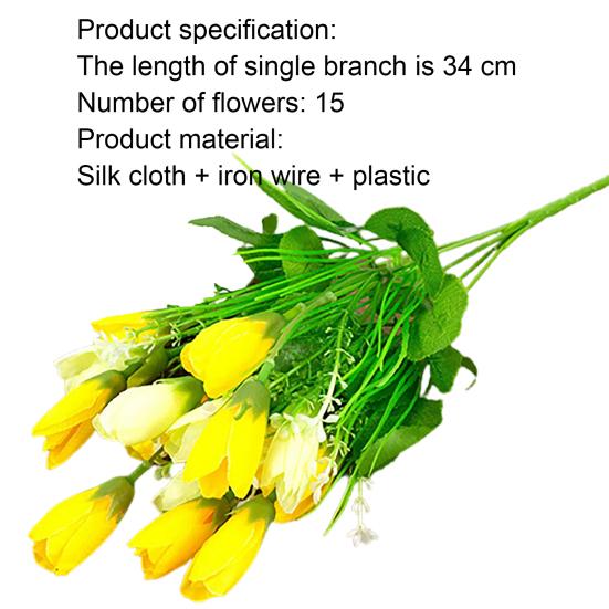 Прочный искусственный цветок, не требующий ухода, пластик, не выцветающий