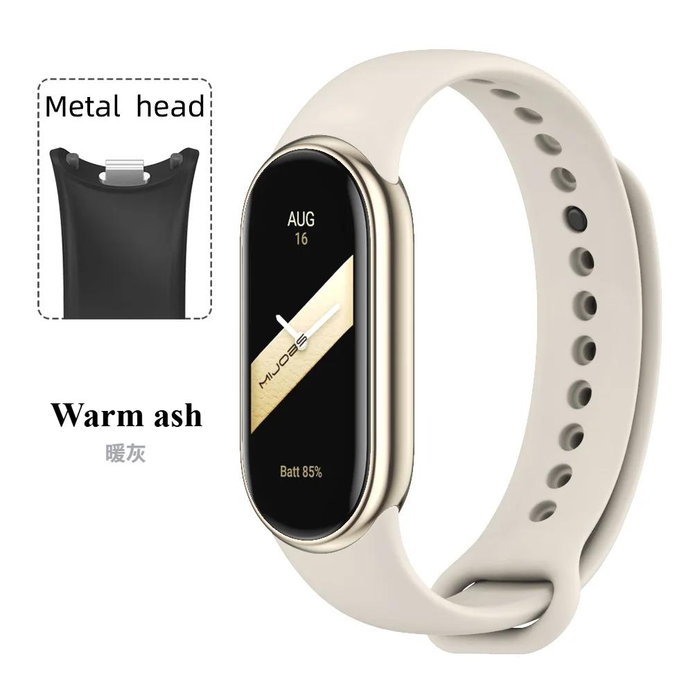 Спортивный силиконовый ремешок для Xiaomi Mi Band 9 NFC Сменный браслет-ремень для Xiaomi Mi Band 8/9/10 Наручный ремешок Аксессуары для умных часов