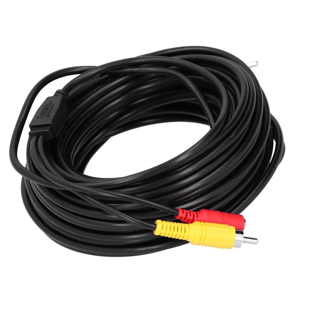 Portable CCTV Cable 2-In 1 Video Power Cord + Connector for Surveillance Camera DVD Player(10m 32.8ft )