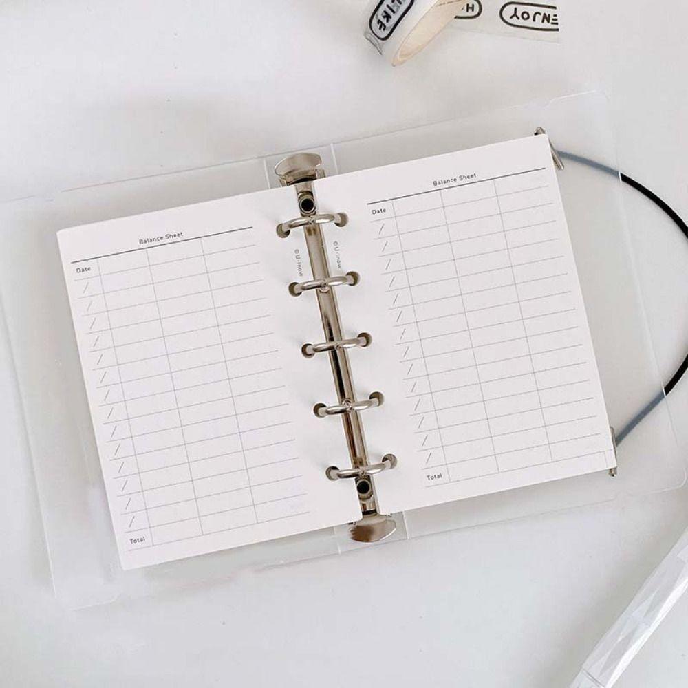 50 листов M5 A8 сменная бумага для блокнота сменная спиральная папка для блокнота студент