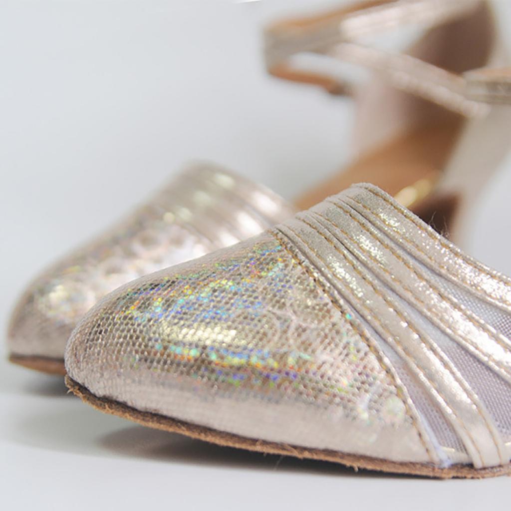 Women's Ballroom Tango Latin Dancing Shoes Sequins Shoes Social Dance Shoes
