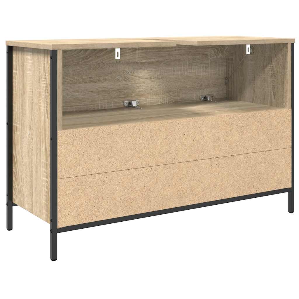 Washbasin Cabinet with Drawers Sonoma Oak