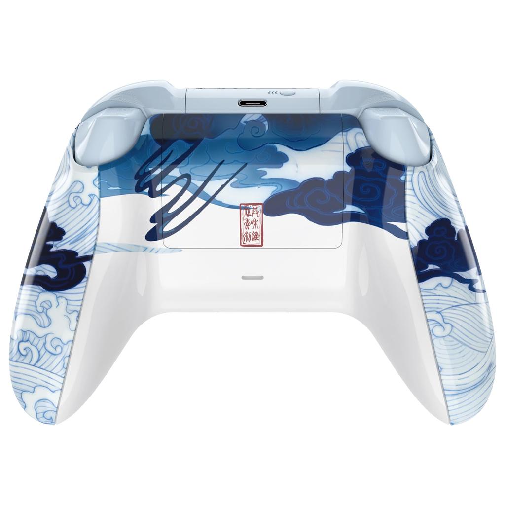 EXtremeRate Полный набор кнопок для Xbox Series X S Замена боковых накладок Грипсы Крышка передней и задней панели для беспроводного контроллера Xbox Core Не &