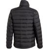 Adidas Solid Color Printed Logo Zip-Up Long Sleeve Down Jacket Men Outerwear Black GE9903