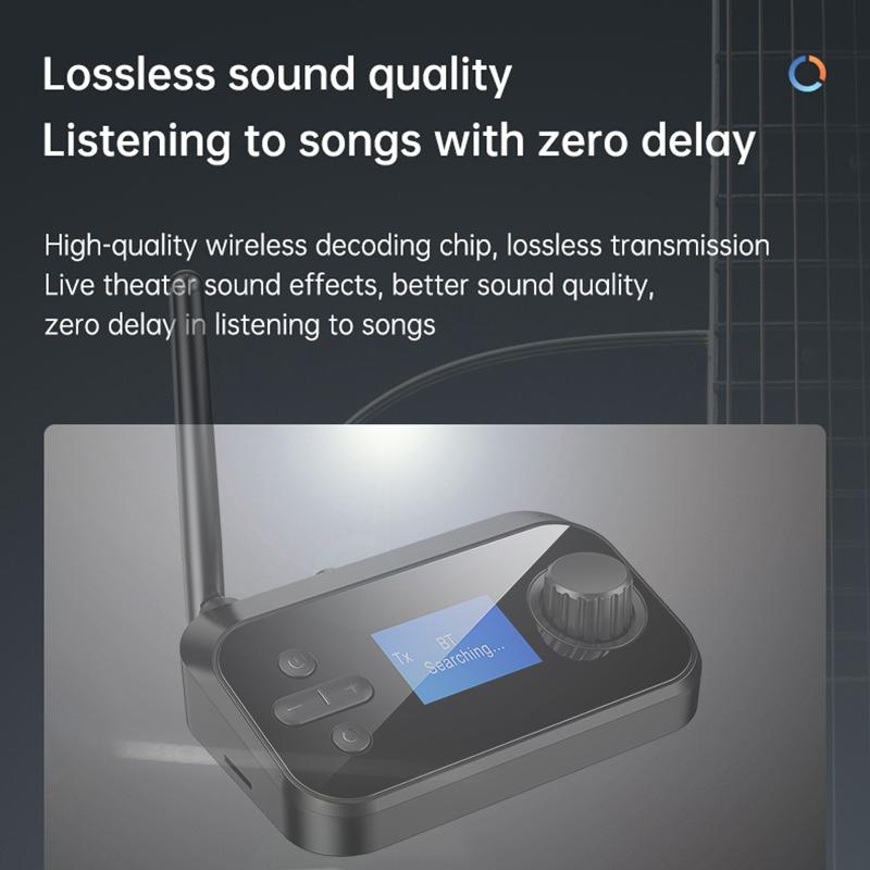 Многофункциональный Bluetooth аудио передатчик приемник 3,5 мм AUX оптический коаксиальный стерео беспроводной адаптер ЦАП-конвертер для ТВ-ПК