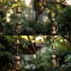 Cat Shaped Outdoor Decorative Wind Chimes, Outdoor Courtyards Home Porch Decorations, Outdoor Cat Wind Chimes,Cat Souvenir Gifts