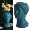 Горшок для головы Цветочная ваза Статуя Фигурки Держатель для макияжа Органайзер Домашняя скульптура Украшение