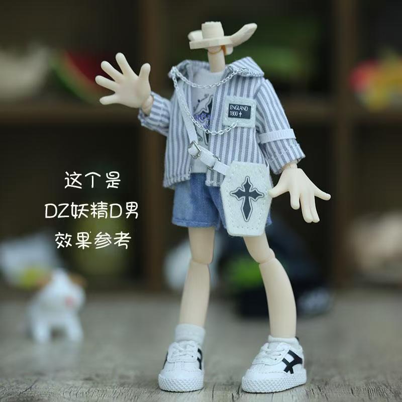 OB11 BJD Doll Outfit 5-Piece Casual Scholar Set Aby 2.0 3.0 12-inch Dolls