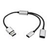 4-в-1 USB 2.0 концентратор Type-C: 2 порта USB + 1 порт Type-C