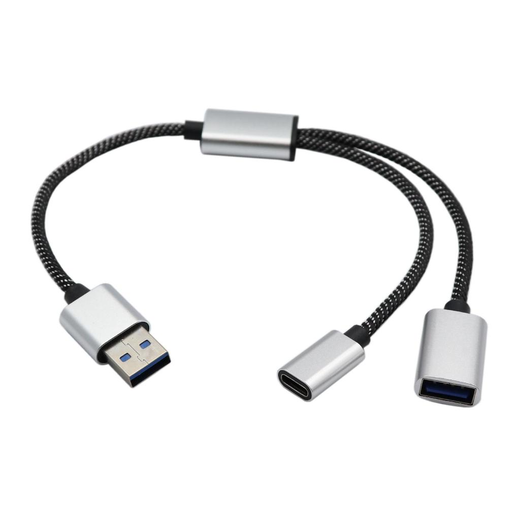 4-в-1 USB 2.0 концентратор Type-C: 2 порта USB + 1 порт Type-C