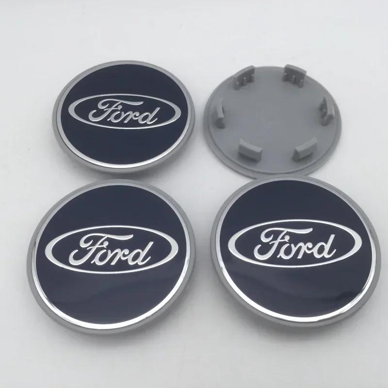 New 2026 Car Sticker Hot For Ford New 4pcs 3D for ford 63mm 62mm Car emblem Wheel hub Center Cap Badge covers sticker Decal styl