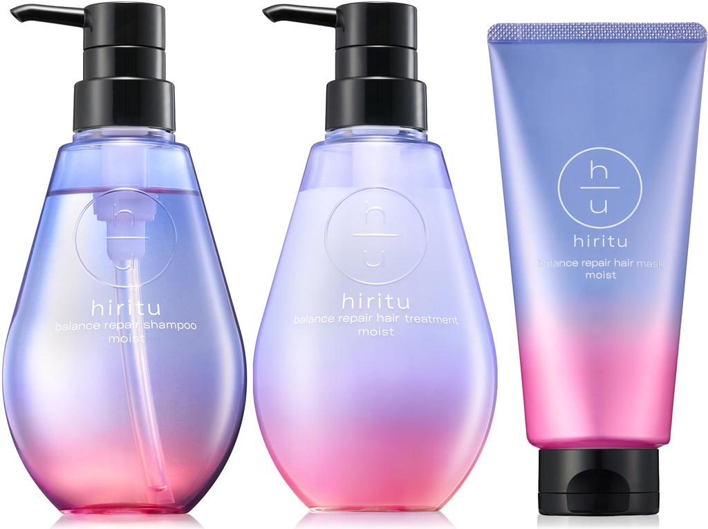 Hiritu Balance Repair Hair and Moist Hair Mask Set with PPT and Amino Cleansing Ingredients for and Intensive Damage Apricot Jasmine Shampoo,