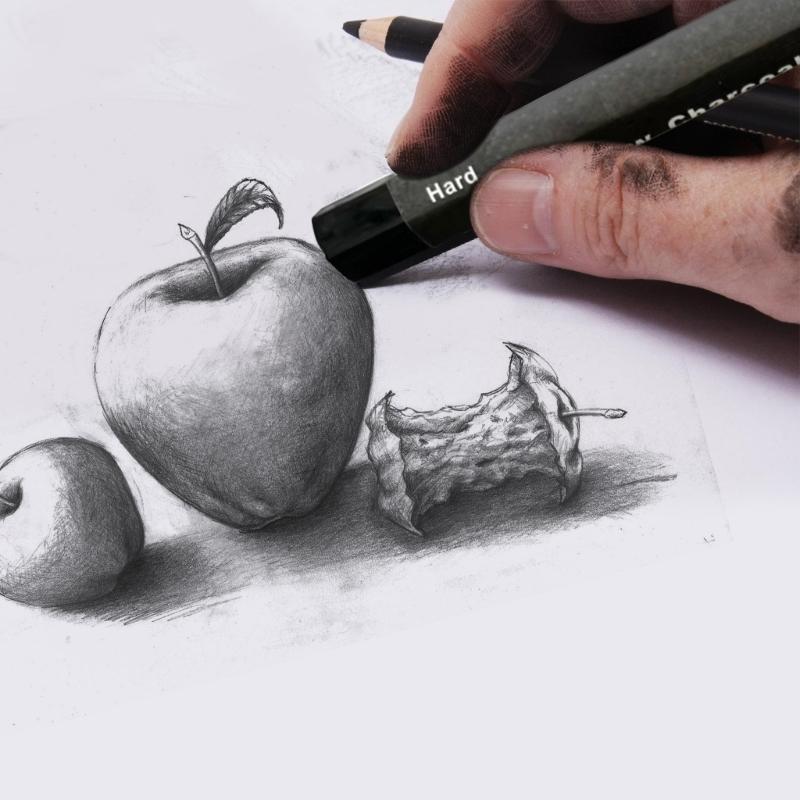 Water Soluble Charcoal Strips Charcoal Sticks Sketching Charcoal Pencils Art Supplies for Sketching Drawing and Shading