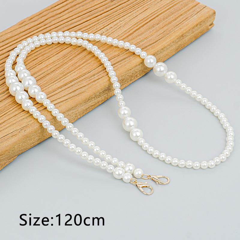 1 шт. жемчужный ремешок для кошелька металлическая короткая ручка сменная цепочка для сумки жемчужная цепочка для сумки аксессуары для кошелька своими руками