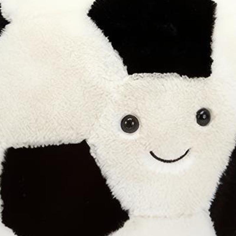 Jellycat Серия 'Веселый Спорт' Футбол Милая Кукла Плюшевая Кукла Высотой 22,8 см