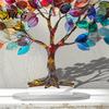 Colorful Tree Of Life Ornament of Desktop Ornament, Acrylic Tabletop Decoration, Creative Art Moisture-Proof Statue for Home Table Top Bedroom Living