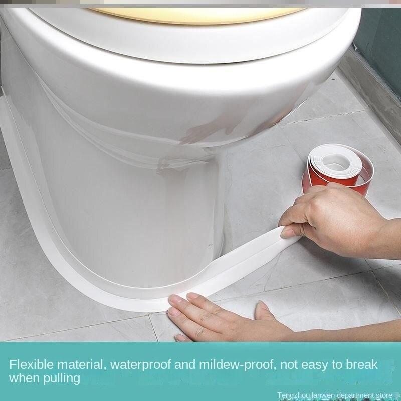 Водонепроницаемая наклейка на стену из ПВХ для кухни, водонепроницаемая наклейка для туалета, швея, бесшовная наклейка для раковины в ванной, против плесени