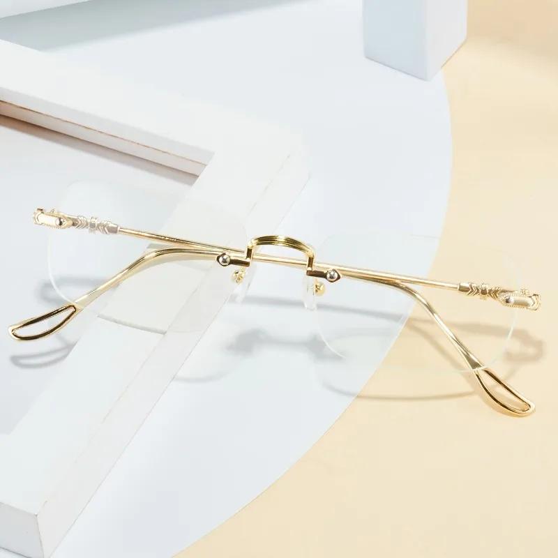 Модные ретро квадратные унисекс безободковые солнцезащитные очки с защитой от УФ-лучей, уличный стиль, универсальный дизайн, стройнящие, для мужчин и женщин