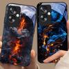 Цветные Чехлы для Oppo A79 5G 58 78 74 60 4G Reno 11F Realme GT 6 11 Note 50 10 C55 X2 Закаленное Стекло Черный Чехол для Телефона