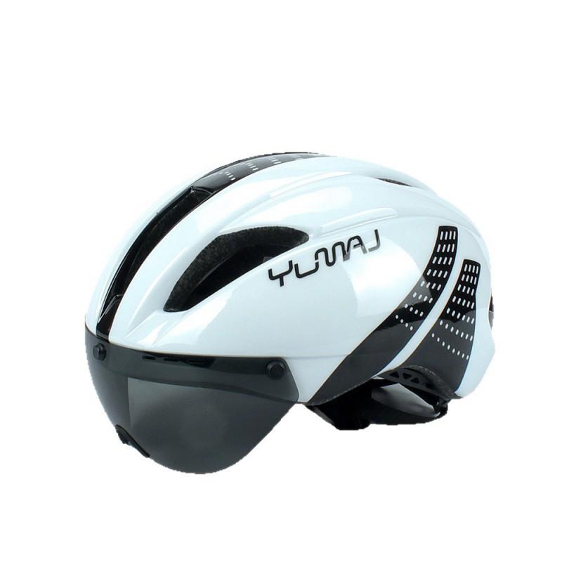 YUMAJ Aero Lightweight Cycling Helmet Road Bike Riding Half Shell Design CE CPSC Certified Black Red M/L