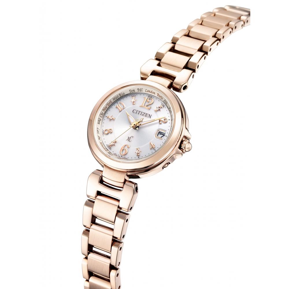 [CITIZEN] Cross Sea Basic Collection Eco Drive Radio Watch Happy Flight EC1037-51A женские розовые