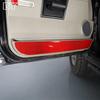 Soft Carbon Fiber Red Car Interior Decoration Cover Stickers Trim Fit For Hummer H2 2003-2007 Car Accessories Parts