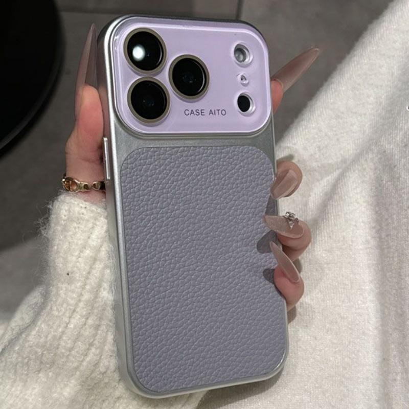 Роскошный Хрустальный Большое Окно Конфетная Кожаная Чехол для iPhone 17 16 15 14 13 Pro Max 17Pro Ударопрочный Броня Бампер Покрытие Чехол
