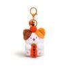 Unique Plush Fruit Hugging Animal Keychain Charming Design For New Year Gifts