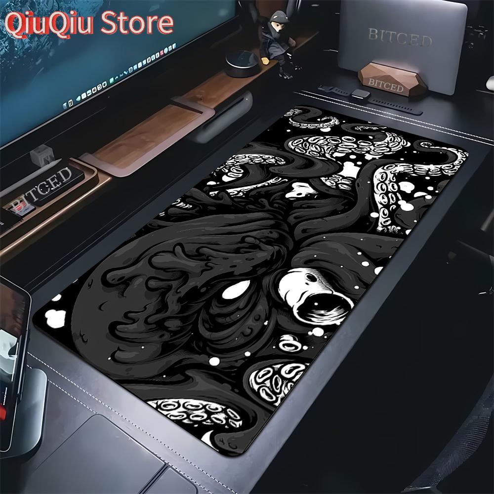 Large Mousepad Gamer Mousepads Keyboard Mat Xxl Desk Rug Octopus Monster Pc HD Desk Mats Company Oni Mouse Pad For Gift 90x40cm